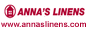Anna's Linens logo Anna's Linens Free Shipping on $75+ order.